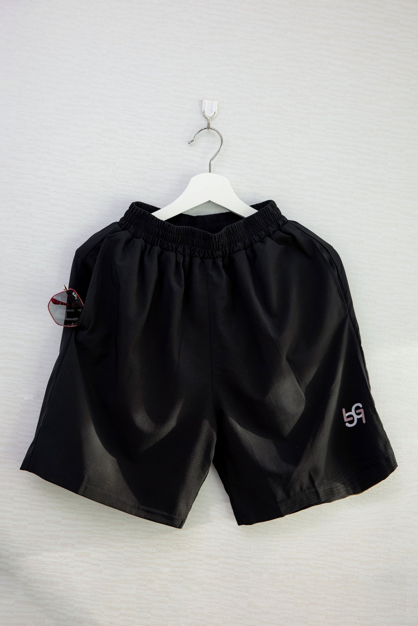 Men LG logo sports shorts